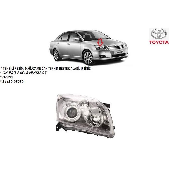 8113005240 ÖN FAR SAĞ AVENSİS 07- (XENON TİP)