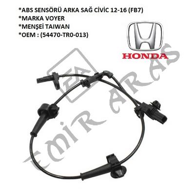 ABS SENSÖRÜ ARKA SAĞ CİVİC 12-16 (FB7) (54470-TR0-013)