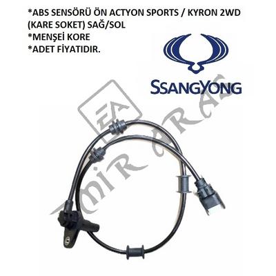 ABS SENSÖRÜ ÖN ACTYON SPORTS  KYRON 2WD (KARE SOKET) SAĞSOL