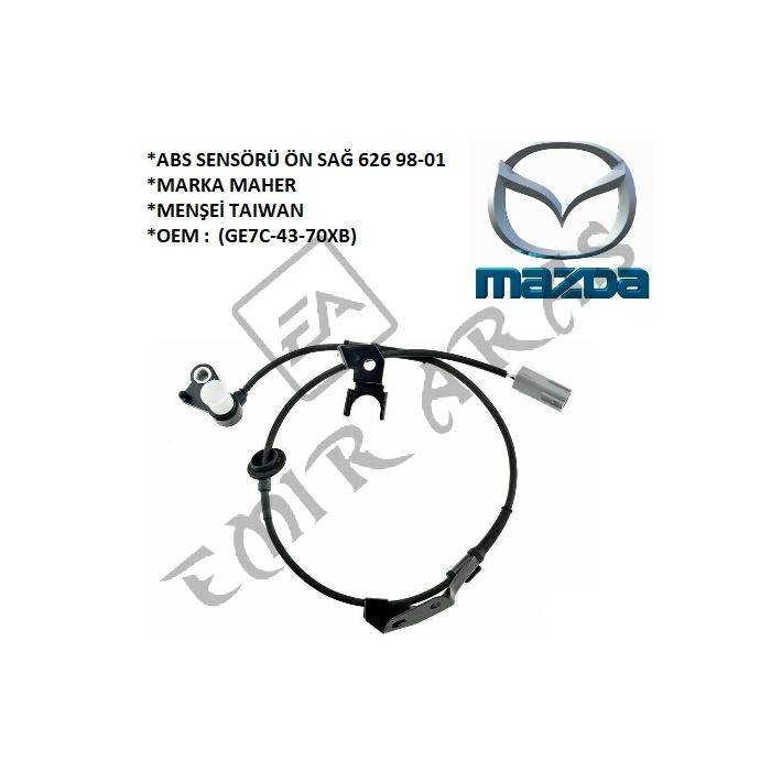 ABS SENSÖRÜ ÖN SAĞ 626 98-01 (GE7C-43-70XB)