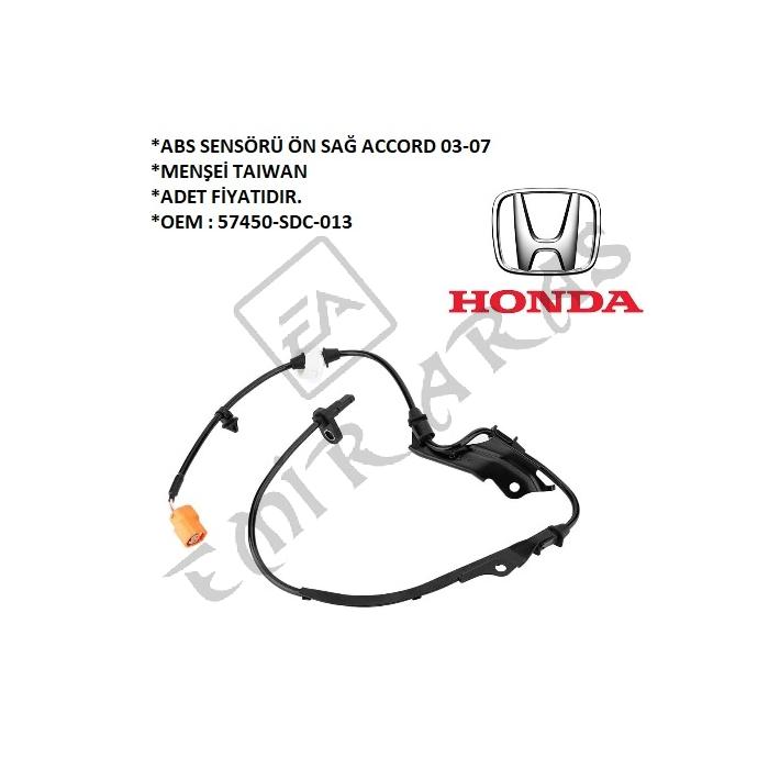 ABS SENSÖRÜ ÖN SAĞ ACCORD 03-07
