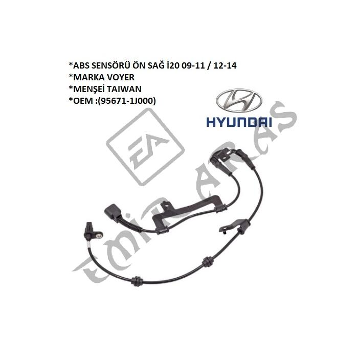 ABS SENSÖRÜ ÖN SAĞ İ20 09-11  12-14 (95671-1J000)