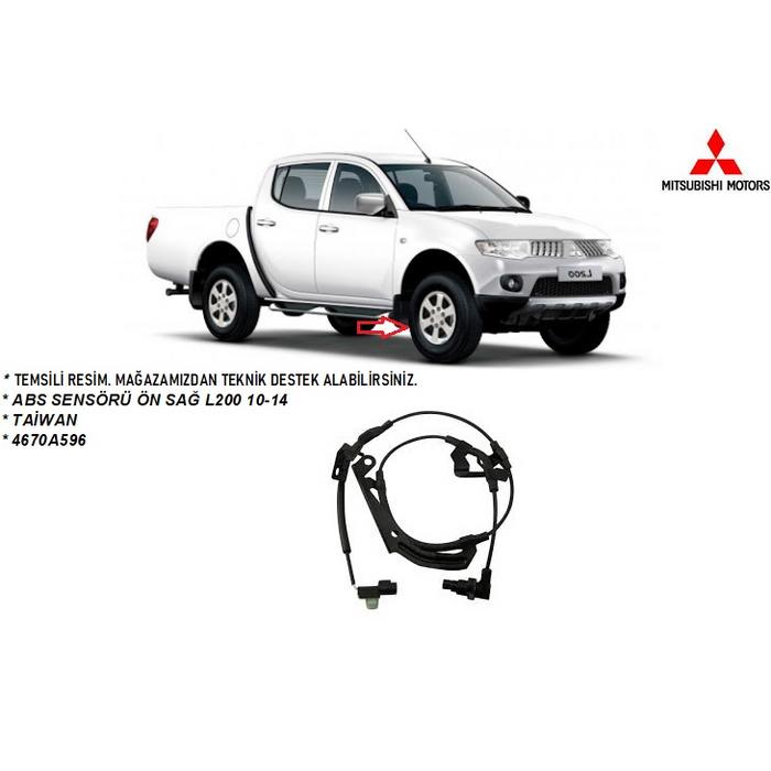 ABS SENSÖRÜ ÖN SAĞ L200 10-14
