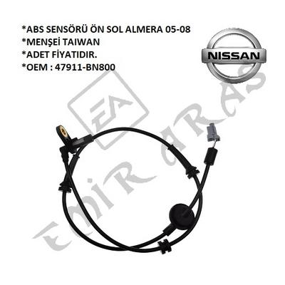 ABS SENSÖRÜ ÖN SOL ALMERA 05-08