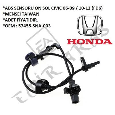 ABS SENSÖRÜ ÖN SOL CİVİC 06-09  10-12 (FD6)  CRV 06-12