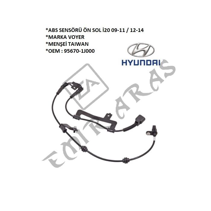 ABS SENSÖRÜ ÖN SOL İ20 09-11 / 12-14 (95670-1J000)