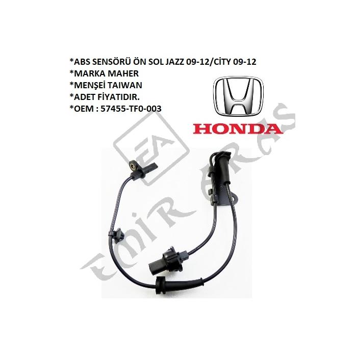 ABS SENSÖRÜ ÖN SOL JAZZ 09-12 CİTY 09-12
