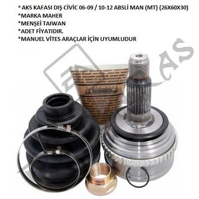 AKS KAFASI DIŞ CİVİC 06-09  10-12 ABSLİ MAN (MT) (26X60X30)