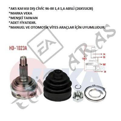 AKS KAFASI DIŞ CİVİC 96-00 1,4 1,6 ABSLİ (26X55X28)