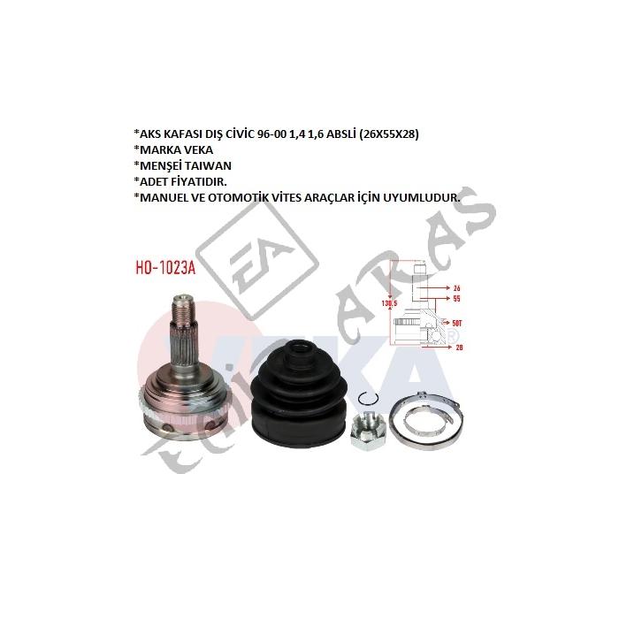AKS KAFASI DIŞ CİVİC 96-00 1,4 1,6 ABSLİ (26X55X28)