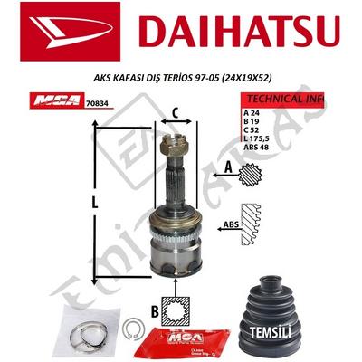 AKS KAFASI DIŞ TERİOS 97-05 (24X19X52)