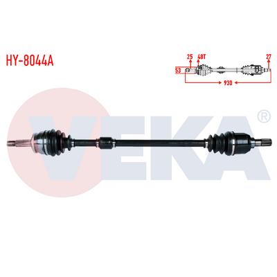 AKS KOMPLE SAĞ ACCENT BLUE 12- 1,6 CRDİ MANUEL (MT) (UZUN)