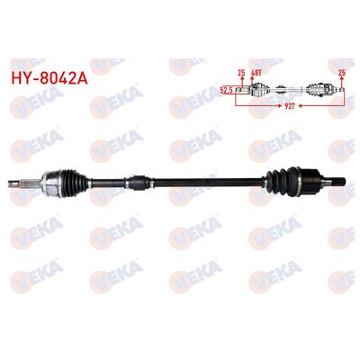 AKS KOMPLE SAĞ ACCENT BLUE 12-18 1,4 BENZ MANUEL (MT)