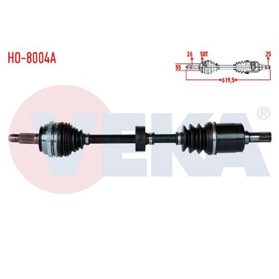 AKS KOMPLE SAĞ CİVİC ABSLİ 96-00  01-05 (AT) (MT) (KISA)