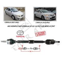 AKS KOMPLE SAĞ COROLLA 07-12 1,6 VVT 1ZR / 12-18 1,33 1NR BENZ AT MT