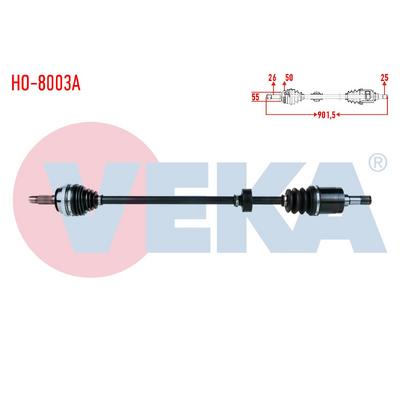 AKS KOMPLE SOL CİVİC ABSLİ 96-00  01-05 (AT) (MT) (UZUN)