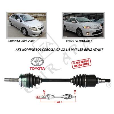 AKS KOMPLE SOL COROLLA 07-12 1,6 1ZR / 12-18 1,33 1NR BENZ (AT MT)