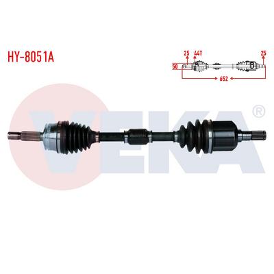 AKS KOMPLE SOL ELANTRA 00-06 1,6 ABS Lİ OTOM.(AT) 26mm