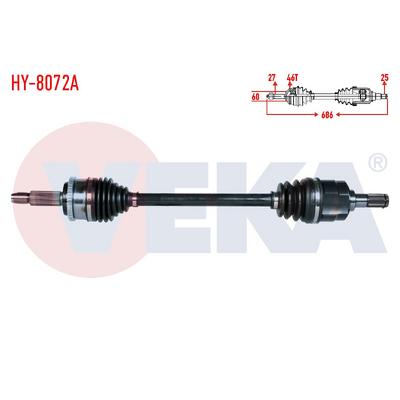 AKS KOMPLE SOL ELANTRA 11-15 MAN. (MT) 6 İLERİ