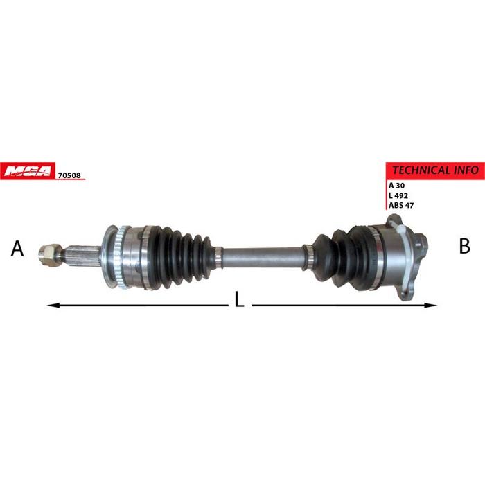 AKS KOMPLE SOL L200 06-12  12-15 16-21 4X4 (DİŞİ)