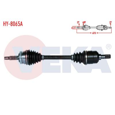 AKS KOMPLE SOL SPORTAGE 04-09 2.0  TUCSON 04- CRDİ (AT)