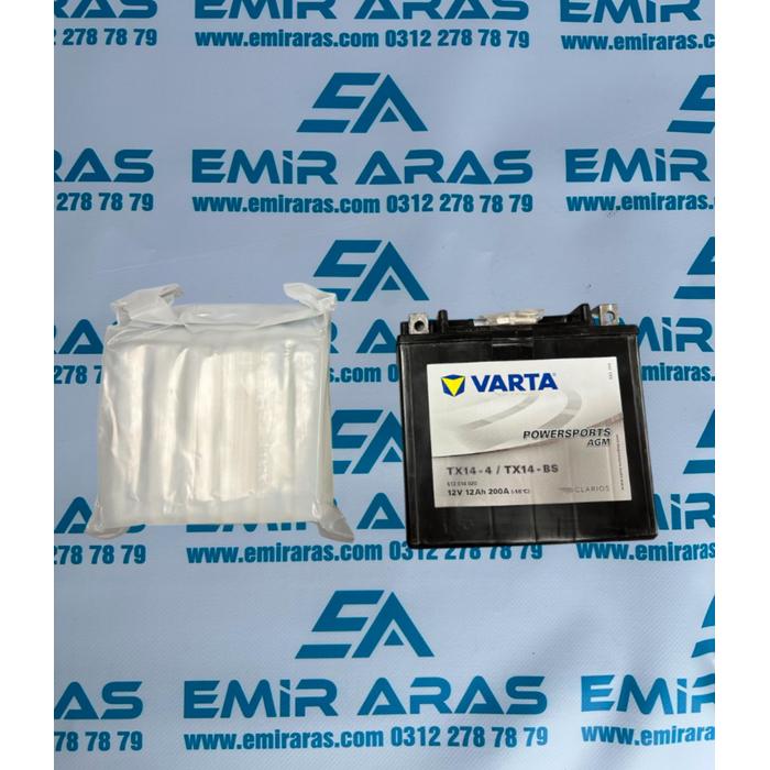 AKÜ 12V 12 AH YARDIMCI (BESLEME) MERCEDES RANG ROVER PORSCHE YTX14-BS
