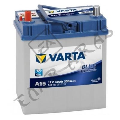 AKÜ 12V 40 AH (İNCE KUTUP BAŞI) (TERS)