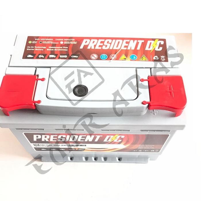 AKÜ 12V 60 AH (PRESIDENT)