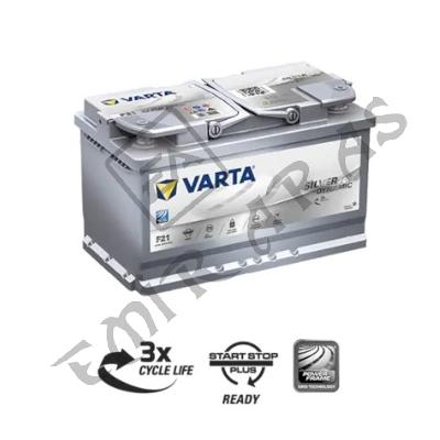 AKÜ 12V 80 AH F21 AGM