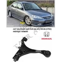 ALT SALINCAK SAĞ CİVİC 01-03  04-06 (VTEC)