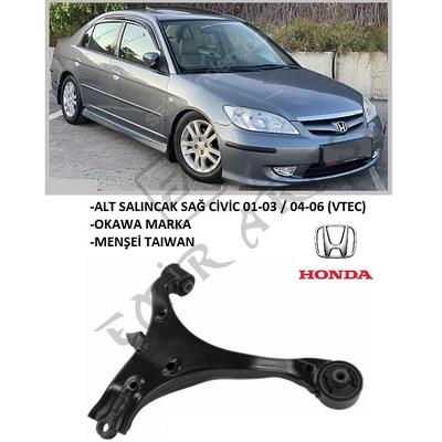 ALT SALINCAK SAĞ CİVİC 01-03  04-06 (VTEC)