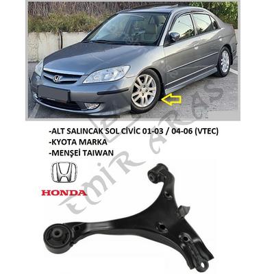 ALT SALINCAK SOL CİVİC 01-03  04-06 (VTEC)