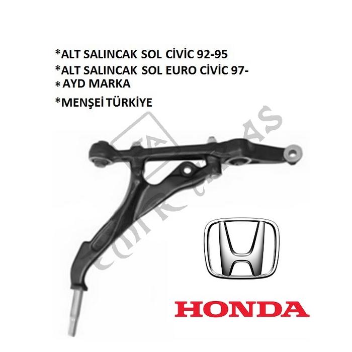 ALT SALINCAK SOL CİVİC 92-95  EURO CİVİC 97- (KOMPLE)