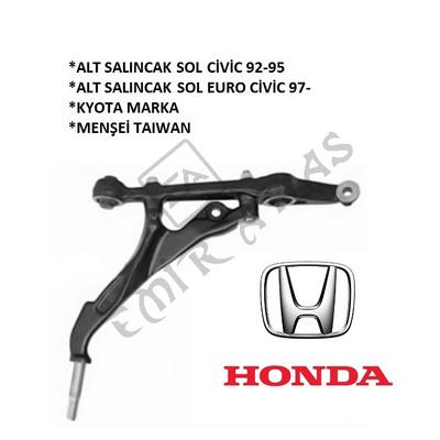 ALT SALINCAK SOL CİVİC 92-95  EURO CİVİC 97- (YARIM)
