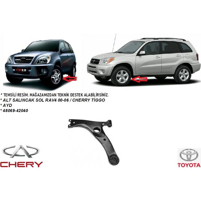 ALT SALINCAK SOL RAV4 00-06  CHERRY TİGGO