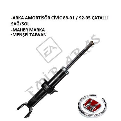 ARKA AMORTİSÖR CİVİC 88-91  92-95 ÇATALLI SAĞSOL