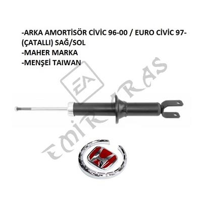 ARKA AMORTİSÖR CİVİC 96-00  EURO CİVİC 97-  ROVER 95-00 (ÇATALLI) SAĞ SOL
