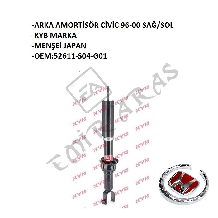 ARKA AMORTİSÖR CİVİC 96-00 SAĞ SOL