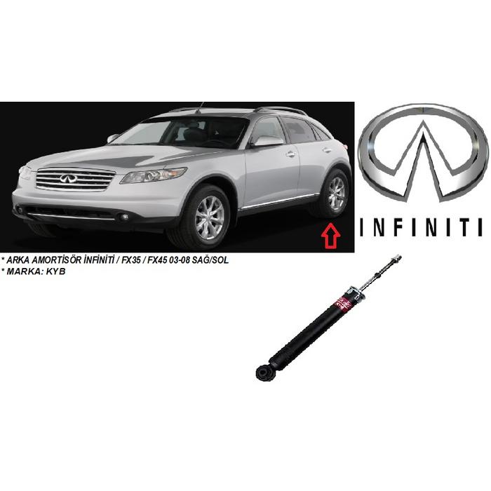 ARKA AMORTİSÖR İNFİNİTİ  FX35  FX45 03-08 SAĞSOL