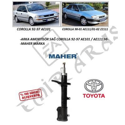ARKA AMORTİSÖR SAĞ COROLLA 92-97 AE101  AE111 98-