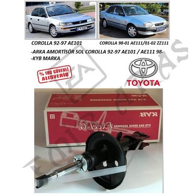 ARKA AMORTİSÖR SOL COROLLA 92-97 AE101  AE111 98-