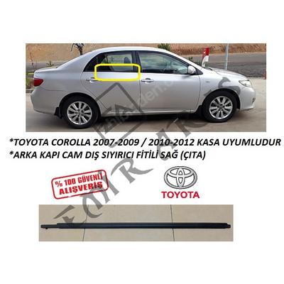 ARKA KAPI CAM DIŞ SIYIRICI FİTİLİ SAĞ COROLLA 07-12 (ÇITA)