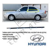 ARKA KAPI CAM DIŞ SIYIRICI FİTİLİ SOL ACCENT 00-05 (ÇITA)