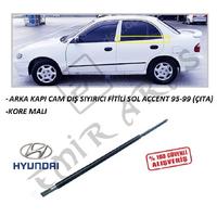 ARKA KAPI CAM DIŞ SIYIRICI FİTİLİ SOL ACCENT 95-99 (ÇITA)