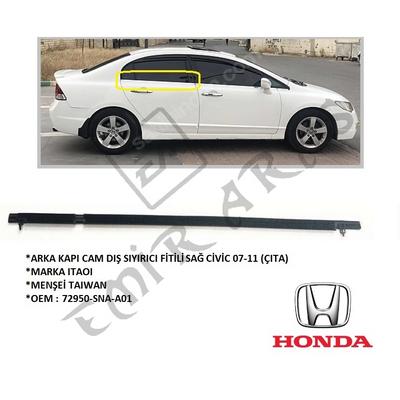 ARKA KAPI CAM DIŞ SIYIRICI FİTİLİ SOL CİVİC 07-11 (ÇITA)