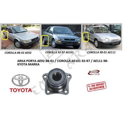 ARKA PORYA AE92 88-91  COROLLA AE101 92-97  AE111 98-