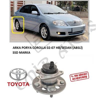 ARKA PORYA COROLLA 02-07 HBSEDAN (ABSLİ)