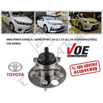 ARKA PORYA COROLLA  AURİS 07-09  10-12  13-15  16-18 (BENZİNLİDİZEL)