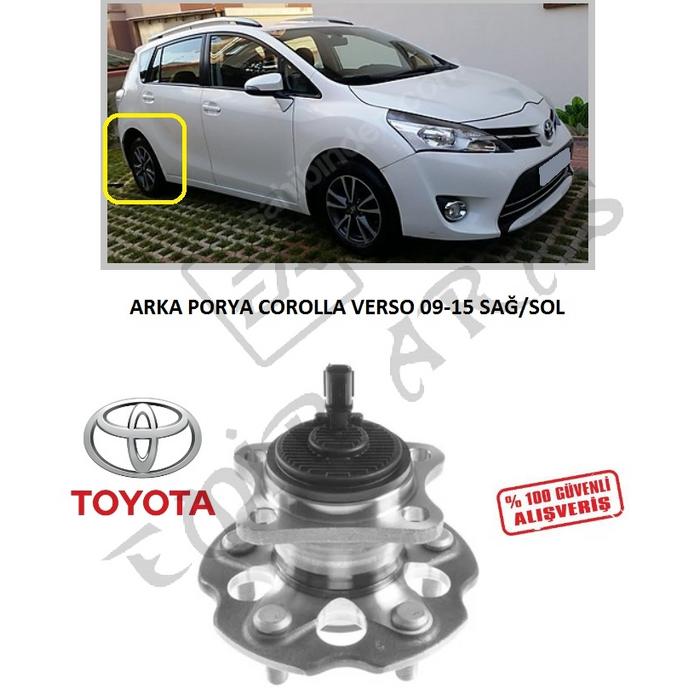 ARKA PORYA COROLLA VERSO 09-15 SAĞ SOL