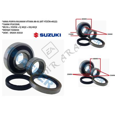ARKA PORYA RULMANI VİTARA 88-01 (KİT YÜZÜK+KEÇE) 09269-35010